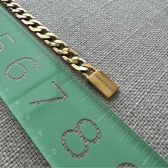 JENNY BIRD Gold Walter Curb Link Magnetic Bracelet - Picture 8 of 9